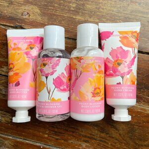 NEW Lot of MILTON & DREW Peony Blossom Shower Gel Body Butter Lotion Hand Cream